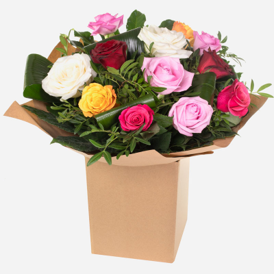 Sweet Romance
 - A bouquet of mixed beautiful roses is sure to create a lasting impression.
